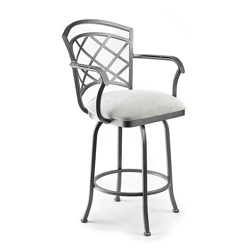 Wesley Allen Boston 26 Swivel Bar Stool With Arms Wesley Allen