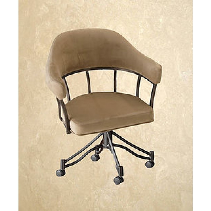Tempo Like Lodge Swivel Tilt London Caster Arm Chair by Callee