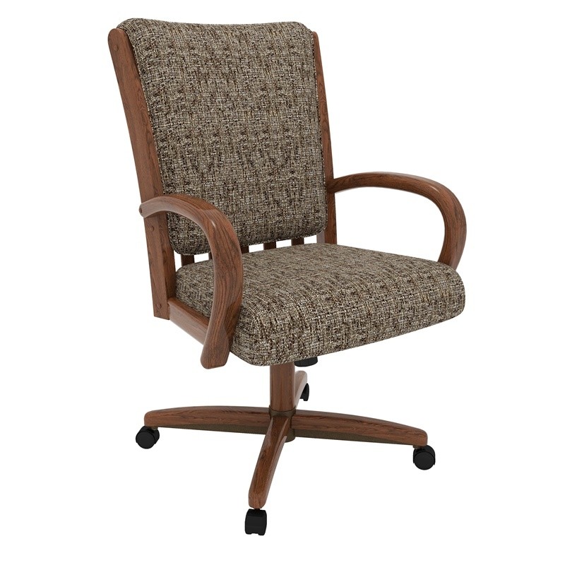 Chromcraft CM177 946YW Swivel Tilt Caster Chair Zip Ship