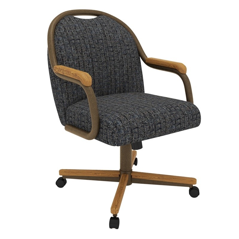 Chromcraft kitchen chairs with casters sales
