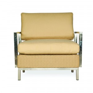 Lloyd Flanders Elements Lounge Chair Stainless