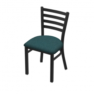 Superior Commercial Grade Ladder Back Upholstered Seat Dining Chair