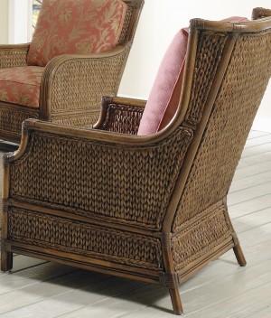 Classic Rattan Callaway Hi Back Lounge Chair