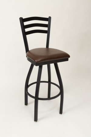 Commercial Arch Back Metal Swivel 30" Bar Stool