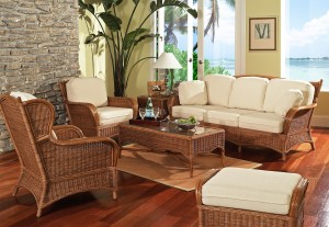 Classic Rattan Bodega Bay 6PC Living Room Set