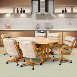 Chromcraft C137-946 and T817-77 Table 7PC Dinette Set