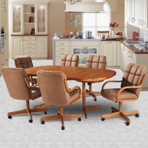 Douglas Casual Living Marcy 7 PC Caster Dining Set