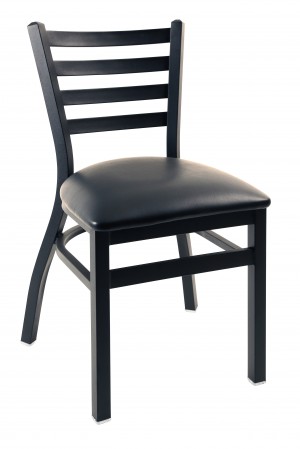 Commercial Ladder Back Nesting Metal Dining Chair