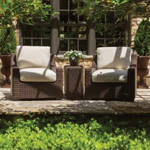 Lloyd Flanders Mesa Outdoor Wicker Lounge Chair Set