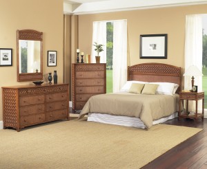 Classic Rattan Monte Carlo Bedroom Set