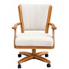 Chromcraft C178-946 swivel tilt caster arm chair