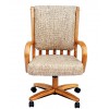 Chromcraft C177-936 swivel tilt caster arm chair