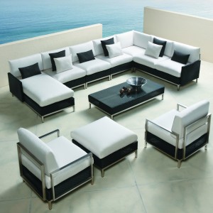 Lloyd Flanders Elements Sectional and Lounge Chairs Set