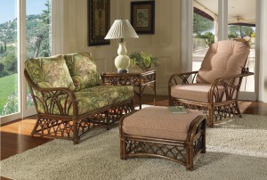 Classic Rattan Orchard Park 4PC Living Room Set