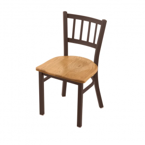 Phoenix Commercial Grade Metal & Wood Dining Chair
