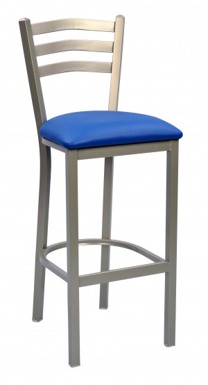 Commercial Arch Back Metal Stationary 30" Bar Stool