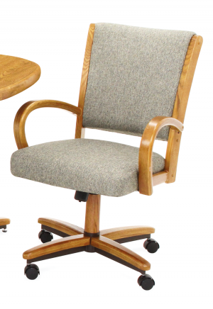 Chromcraft C167-946 Swivel Tilt Caster Arm Chair