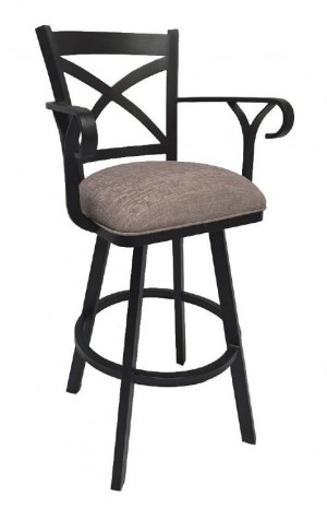 Callee Edison 34" Swivel Bar Stool with Arms