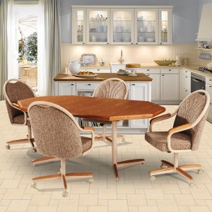 Douglas Casual Living Geneva 5 PC Swivel Dining Set